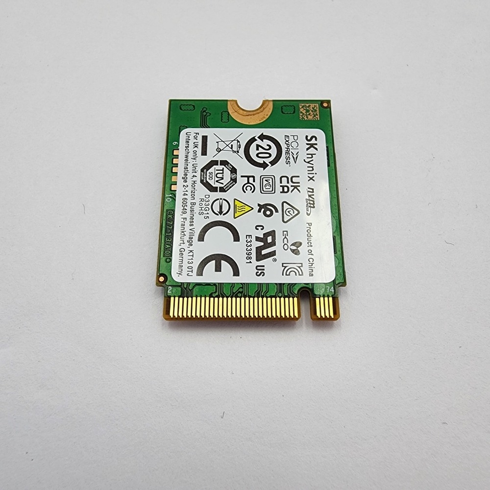 SK Hynix 512GB NVMe PCIe M2 2230 SSD BC711 30mm HFM512GD3GX013N - Picture 3 of 4
